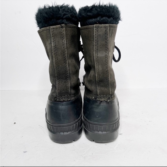 Vintage Sorel Winter Boots Green Black Snow Size 6 Men’s main image 5